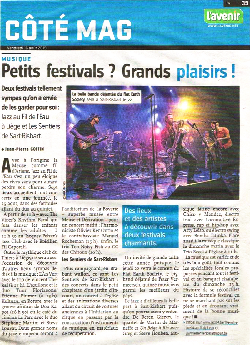 2018_08_27_L'avenir 2019_08_25_LeSoir
